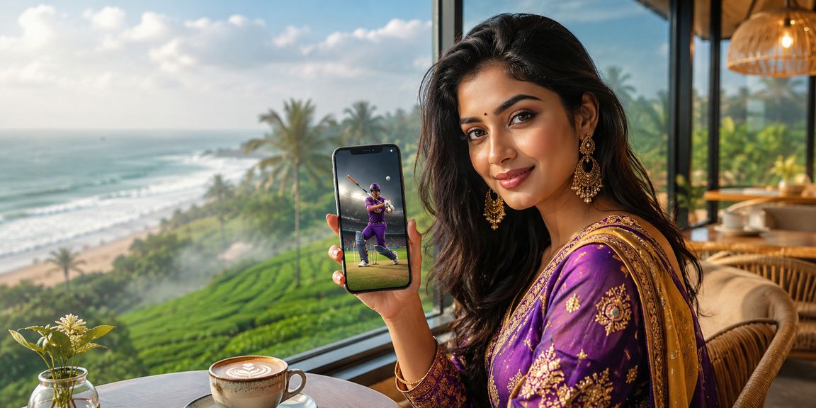 ময়মনসিংহের চা বাগানে ক্রিকেট বেটিং করছেন একজন