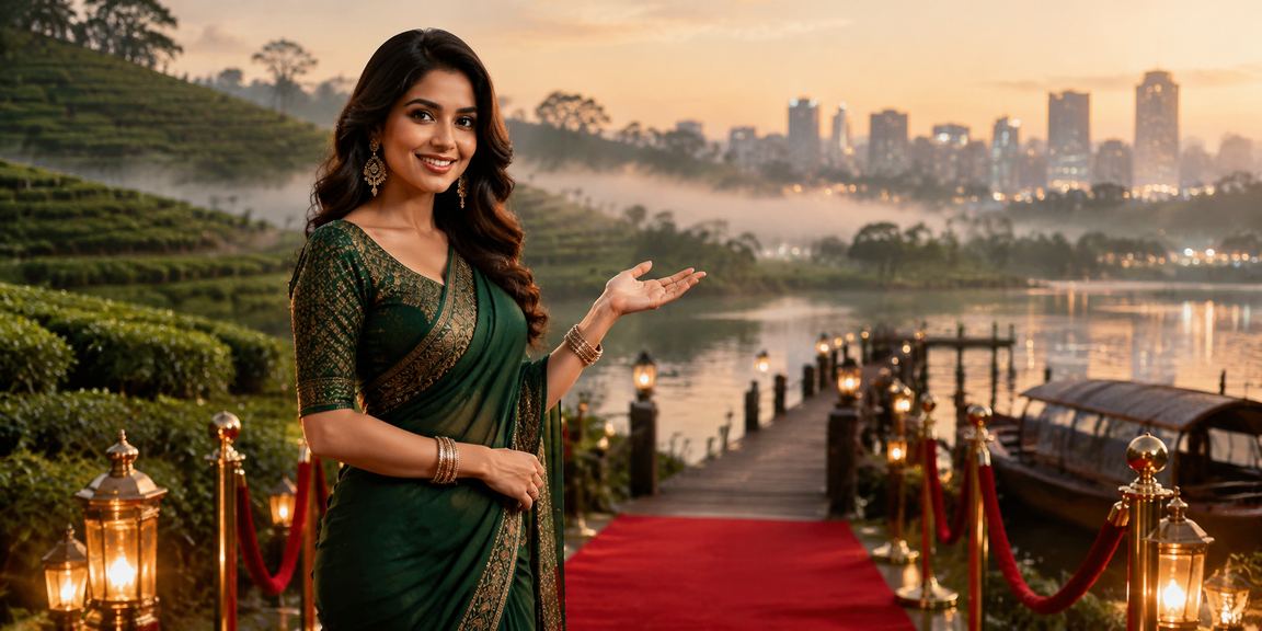 সিলেটের চা বাগানে বসে মোবাইলে রামি গেম খেলছেন একজন ব্যবহারকারী